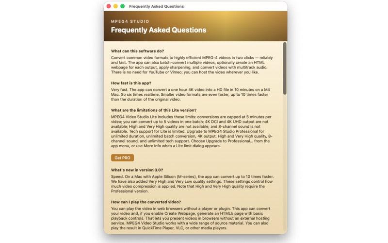 MPEG4 Video Studio app screenshot 2
