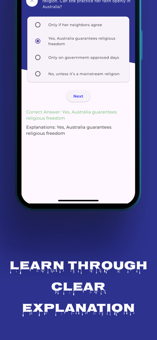 AU Citizenship Test Prep Screenshot 4 of 9