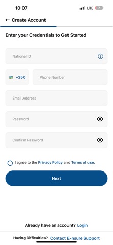 E-NSURE Screenshot 1 of 7