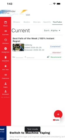BingeBinder Screenshot 9 of 9