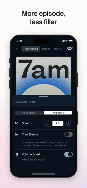 Pocket Casts: Podcast Player screenshot 5