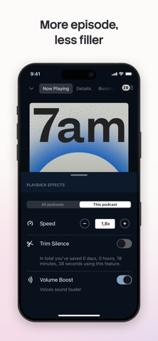 Pocket Casts: Podcast Player screenshot 5