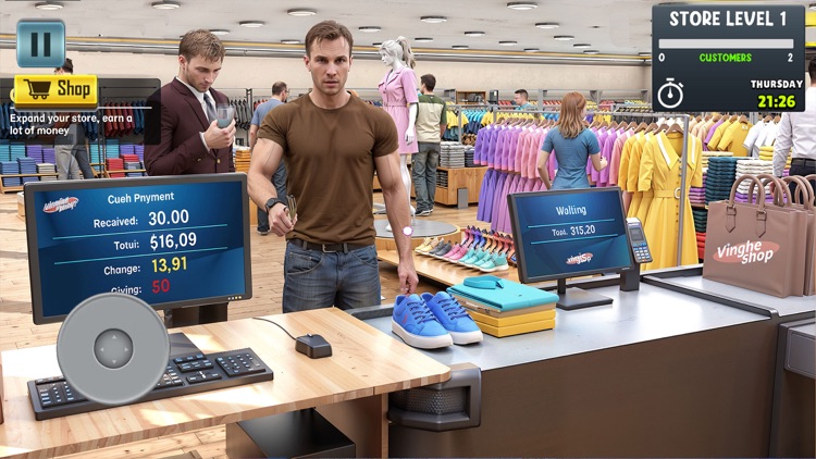 Clothing Retail Store Shopping