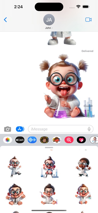 Baby Scientist Stickers