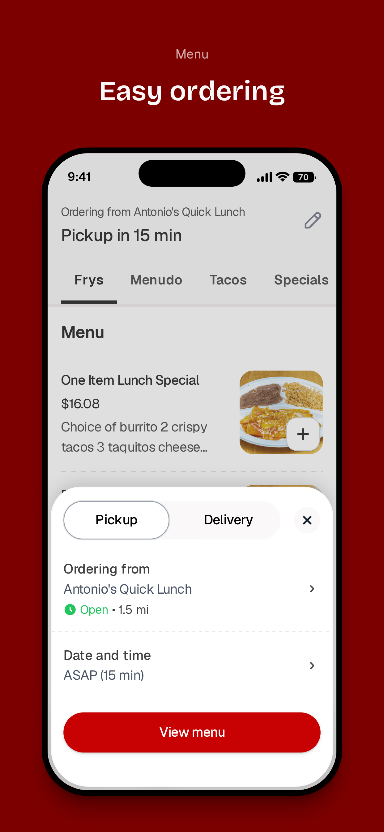 Antonio's Quick Lunch screenshot 3