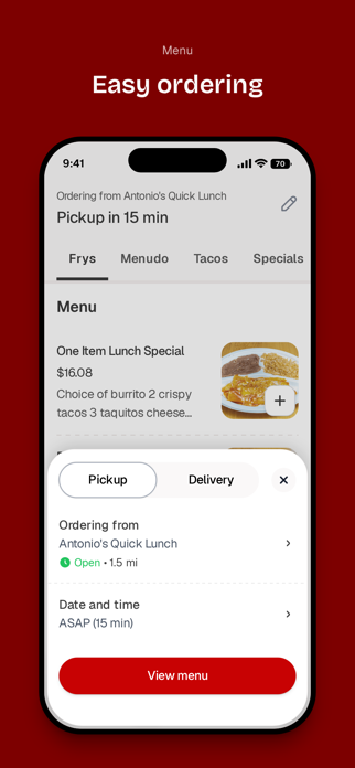 Antonio's Quick Lunch Screenshot 3 of 6