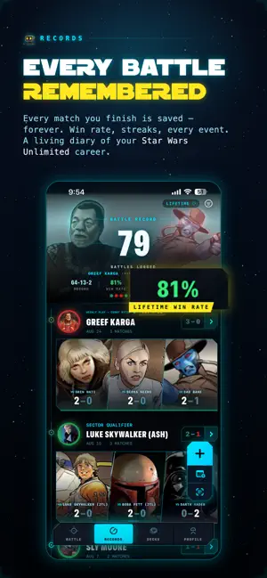 SWU Life Counter & Match Log screenshot 3