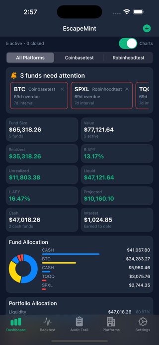 EscapeMint: DCA Tracker Screenshot 4 of 5