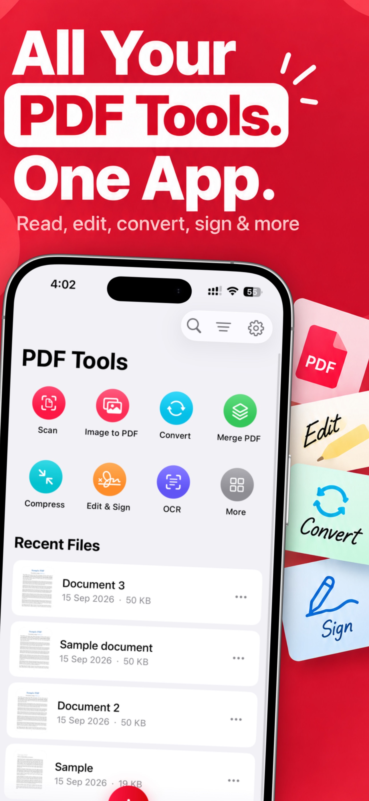 Screenshot 1 of PDF Reader & Editor: Sign Docs