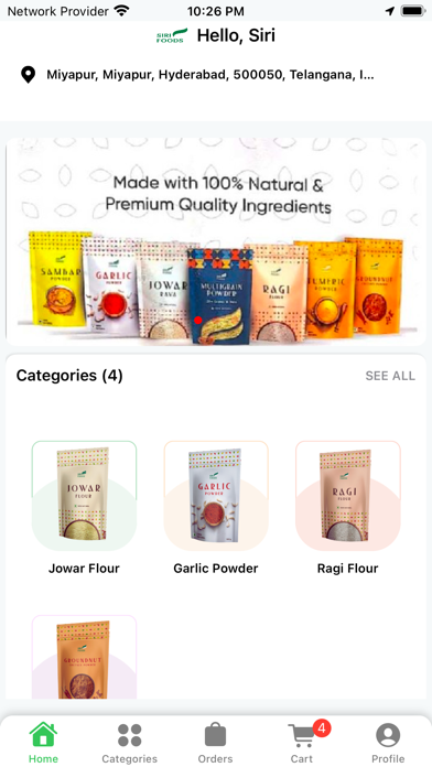 SIRI MILLET FOODS Screenshot