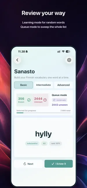 Sanasto Trial screenshot 3