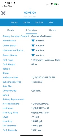 SmartTank Watch iPhone screenshot