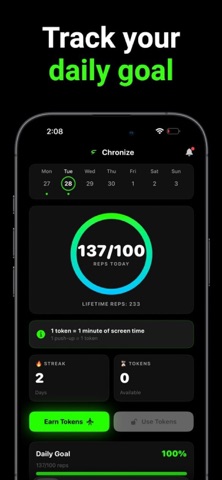 Chronize - Fitness Screen Time Screenshot 1 of 5