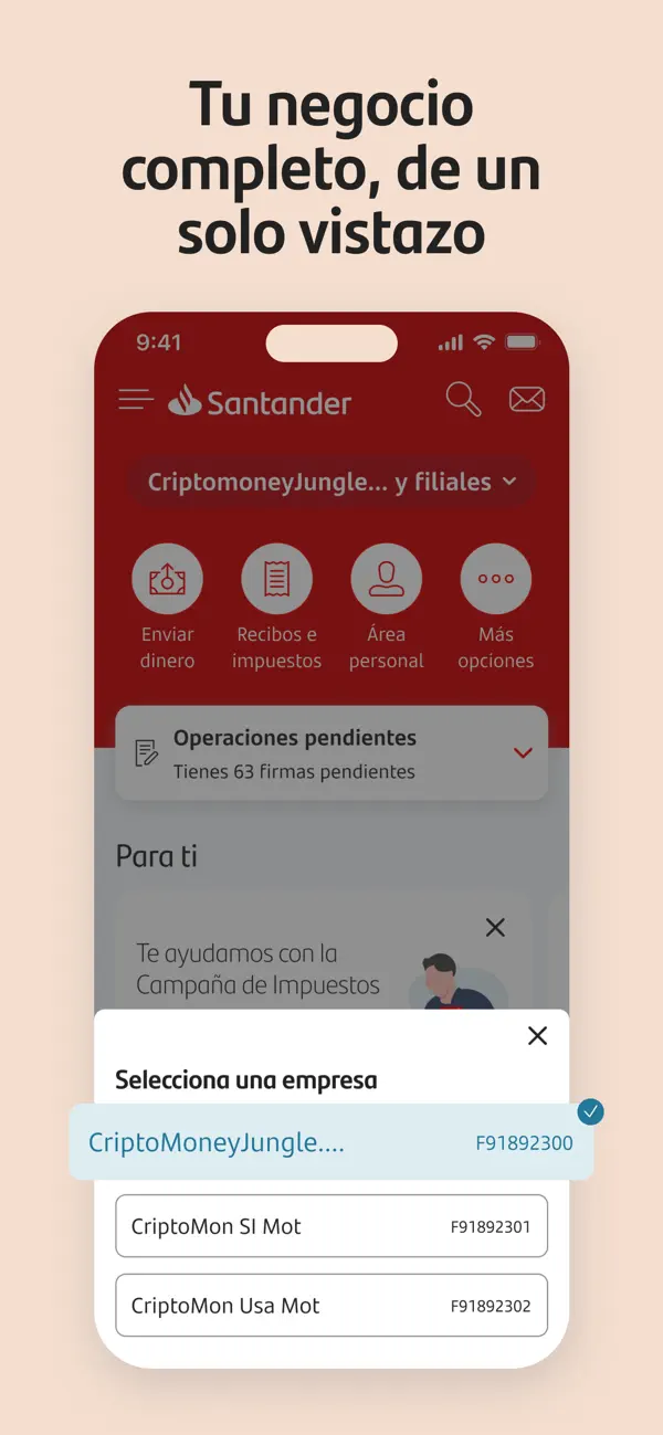 Screenshot #2 pour Santander Empresas