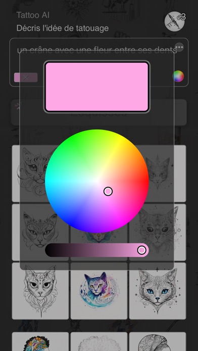 Screenshot #2 pour Tattoo AI - idées de tatouages
