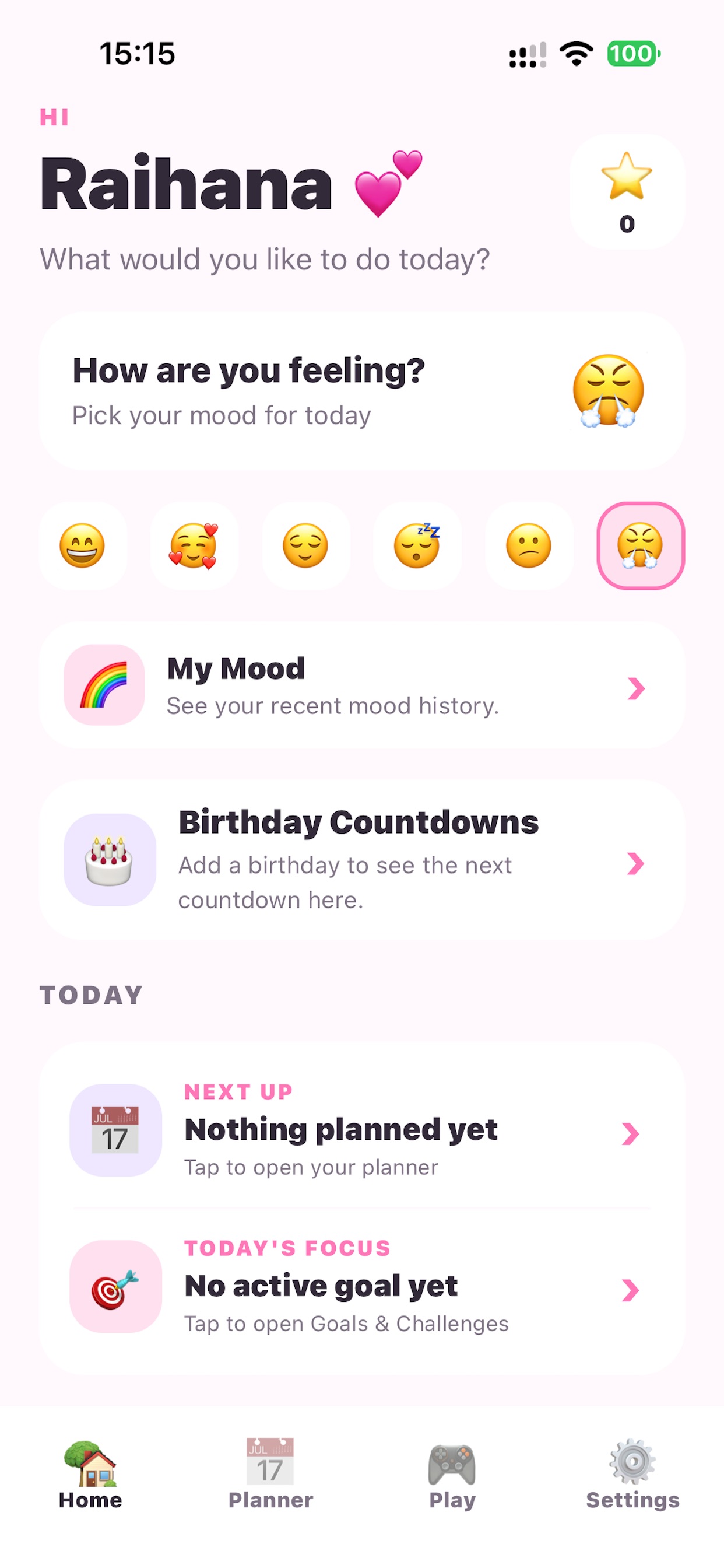 Screenshot 1 of My World: Girls Organizer