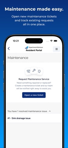 Residents ASSIST iPhone screenshot