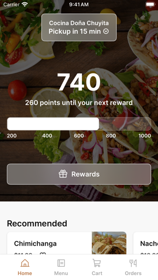 Cocina Doña Chuyita iPhone screenshot 1 - Food & Drink app