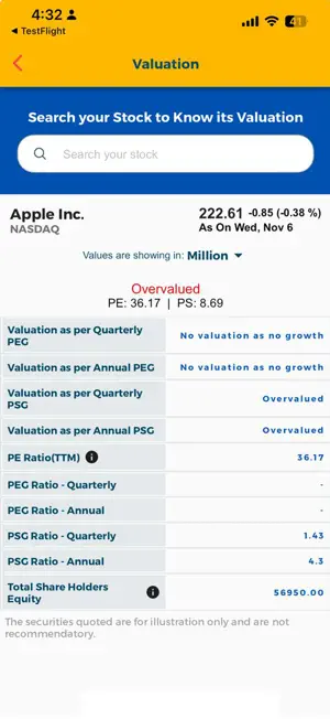 Value Stocks USA screenshot 2