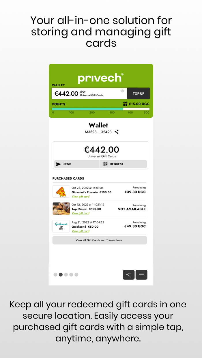 Privech® Incentives  Rewards