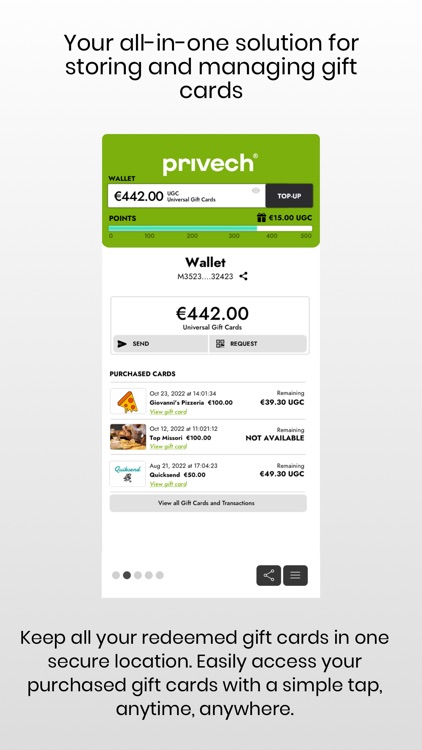 Privech®: Incentives & Rewards