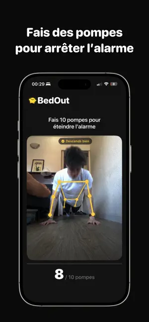 BedOut - Réveil & Missions iPhone screenshot 2