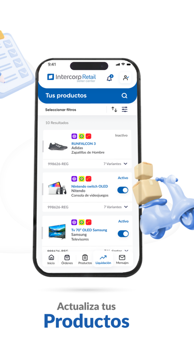 Intercorpretail Sellercenter Screenshot