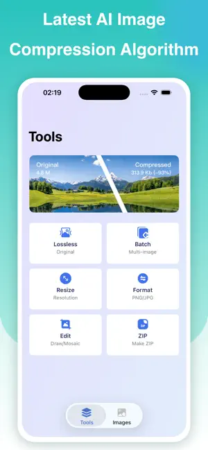 Image Compressor-Top AI Engine screenshot 1