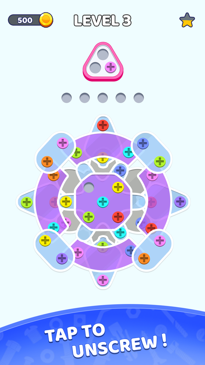 Screw and Pin Jam Puzzle