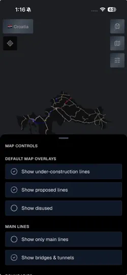 RailsMaps iPhone Ekran Görüntüsü 3