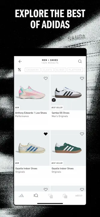 adidasのスクリーンショット（3/6）