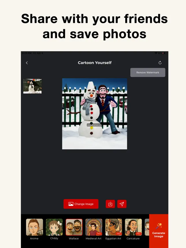 Cartoon Yourself: AI Photo4+_4