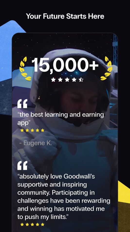 #8. Goodwall - Learn & Earn (iOS) Oleh: Goodwall SA