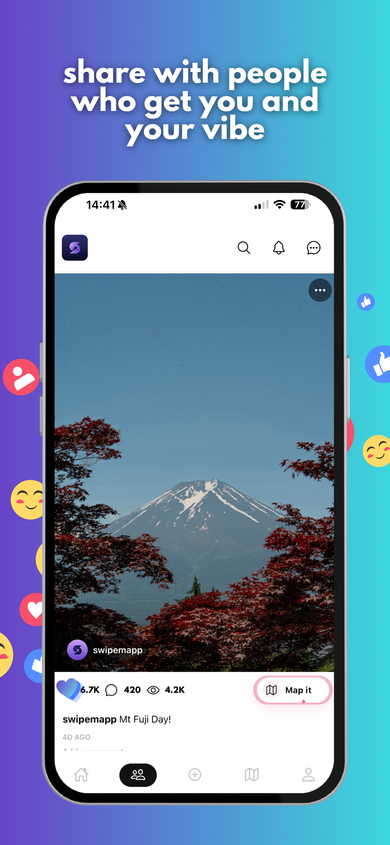 Swipemapp screenshot 2