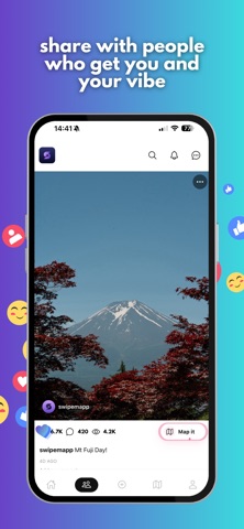 Swipemapp screenshot