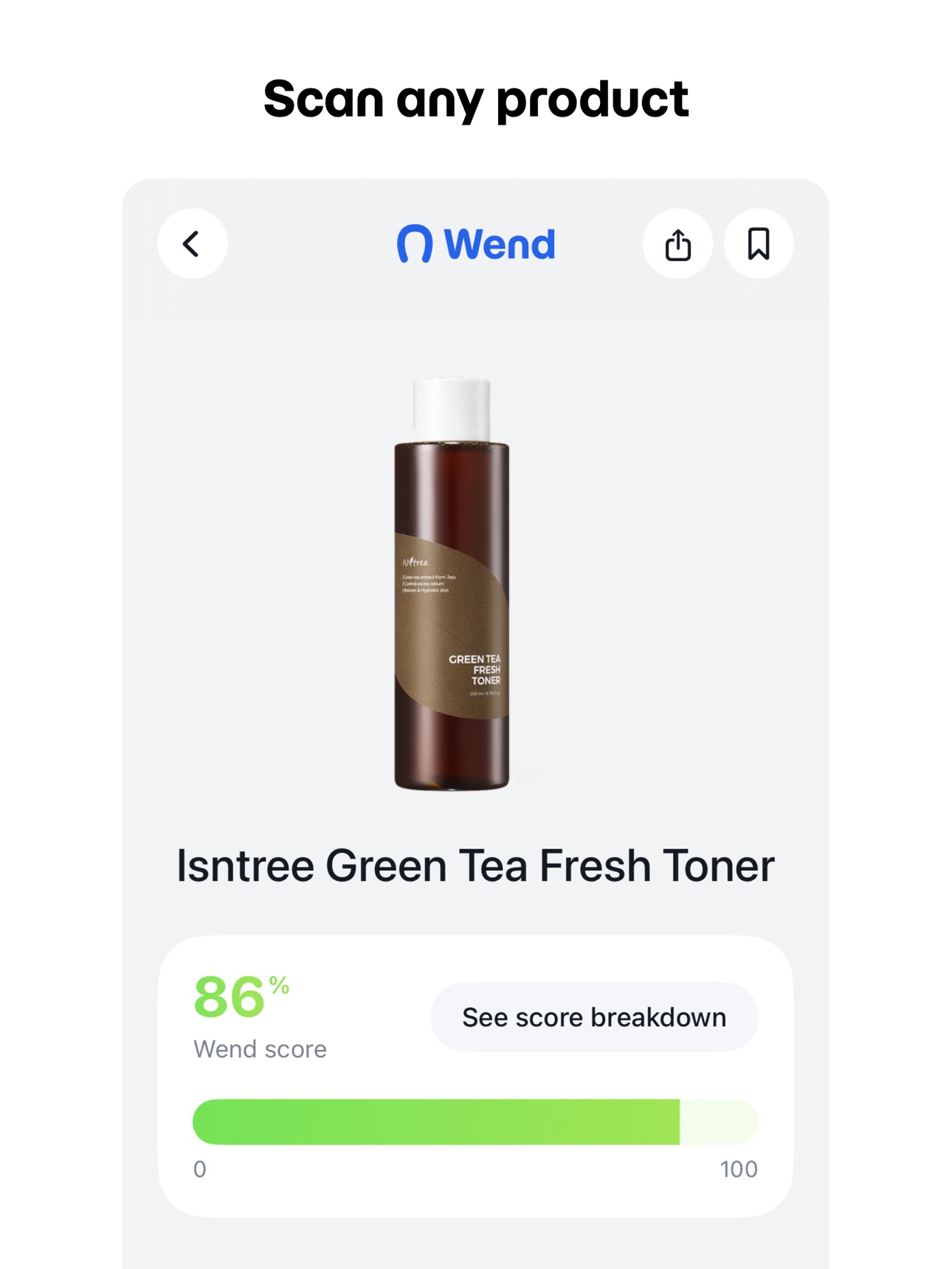 Screenshot 4 of Wend - Cosmetic Scanner