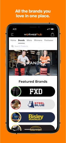 WorkwearHub iPhone screenshot