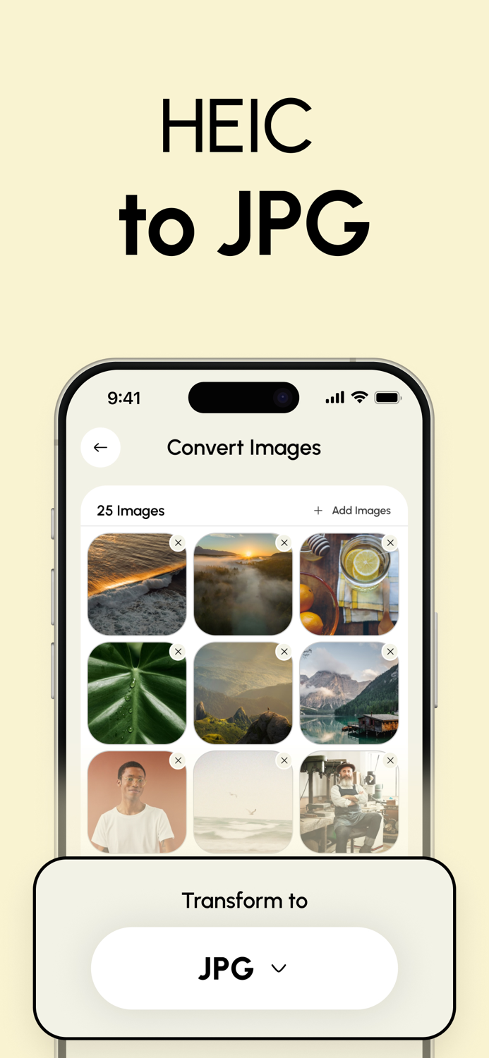 HEIC to JPG Converter・HEIXO