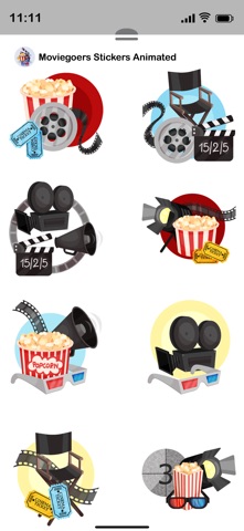 Moviegoers Stickers-Animated screenshot