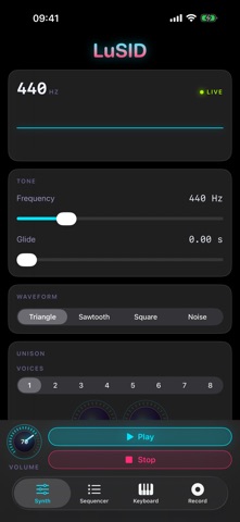 LuSID Synthesizer Screenshot 1 of 8