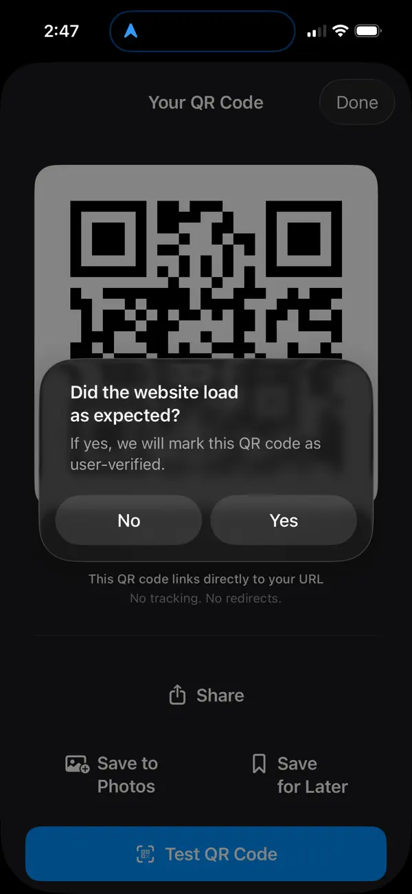 Screenshot #3 pour Pure QR Code