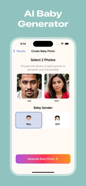 AI - Future Baby Generator screenshot 1