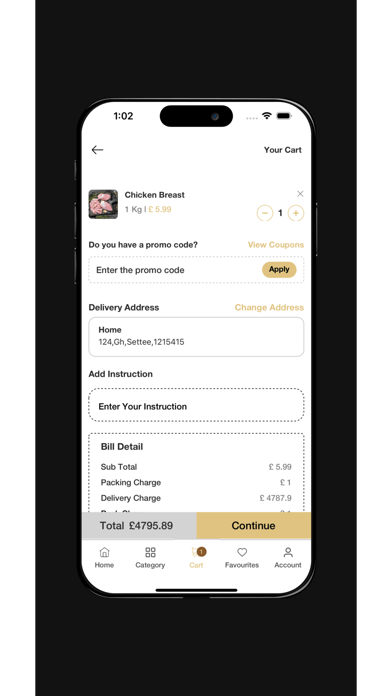 BlackStone Halal Meat Screenshot