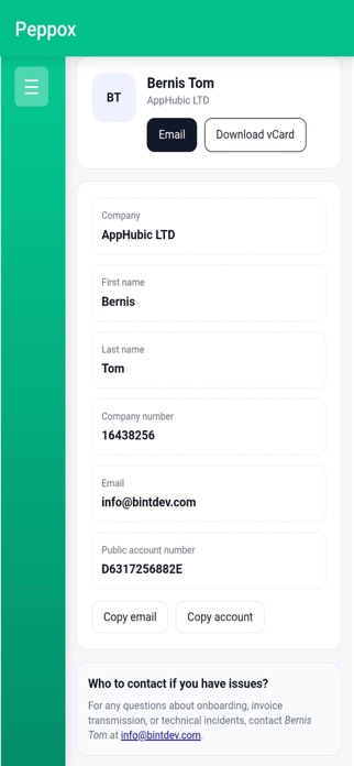 Peppox e-invoicing Screenshot 7 of 7