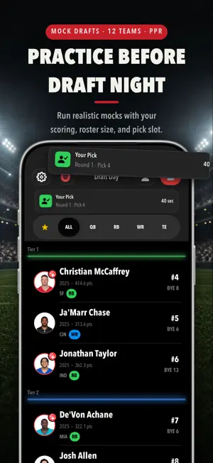 DraftDay: Mock Draft Simulator screenshot 1