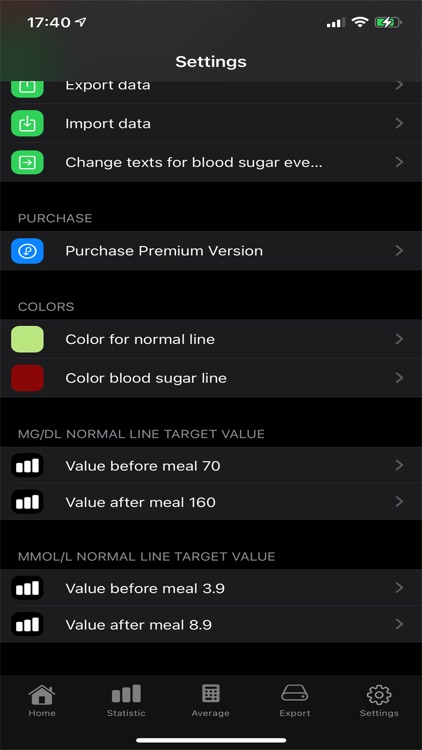 Blood sugar diary App screenshot-5