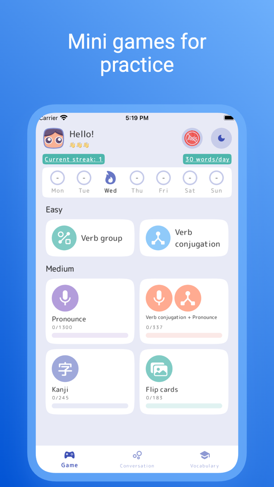 #5. JMinna: Learn Minna Nihongo (iOS) 由: Vuong Nguyen