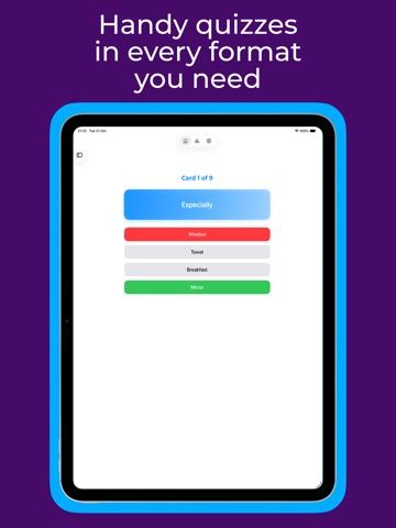 Flashcards: Easy Make & Learn iPad screenshot