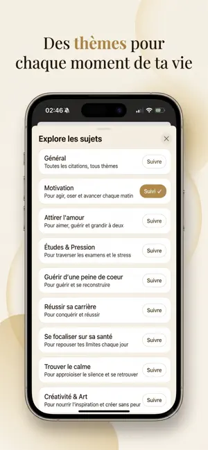 Parenthèse: Citation du jour iPhone screenshot 4