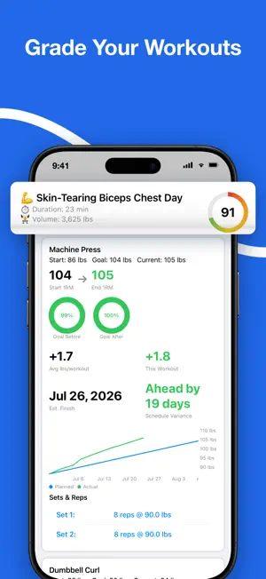 Gymio - Fitness Tracking screenshot 3